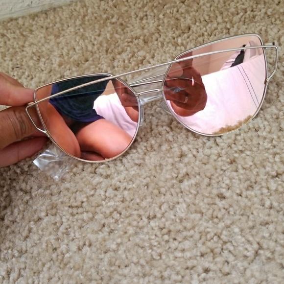 Cat eyes mirrorred sunglasses fashi trend  Sunglas - Picture 6 of 6